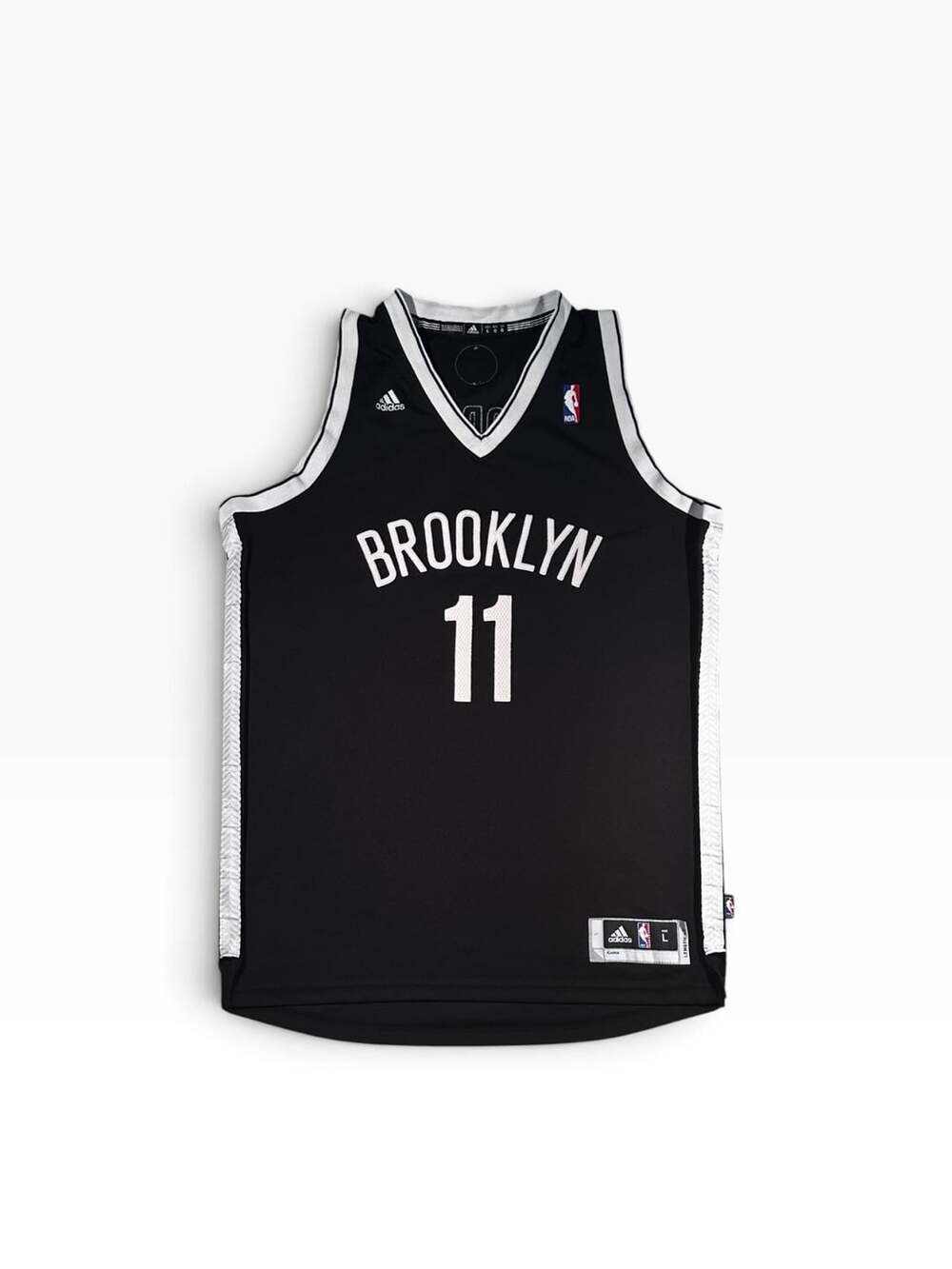 Adidas Brooklyn Nets Brook Lopez #11 Black Replica Basketball Jersey Size L